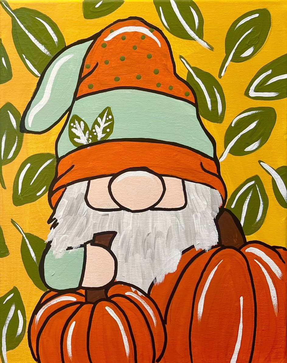 Fall Pumpkin Gnome
