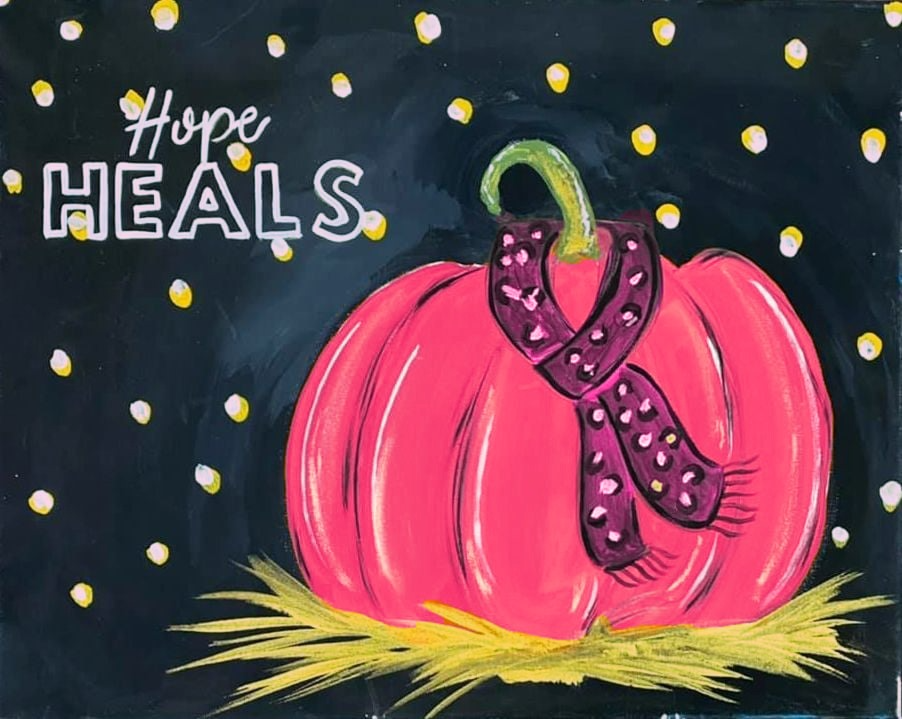 Hope Heals Pumpkin